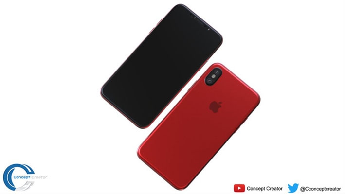 Lộ diện hình ảnh iPhone 8 đỏ rực đẹp mê người 3