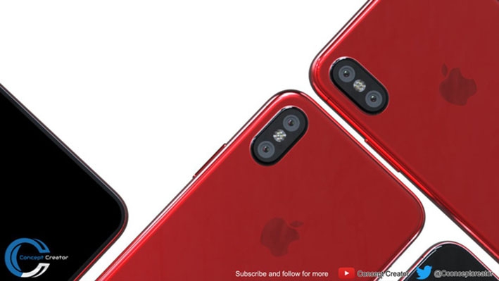 Lộ diện hình ảnh iPhone 8 đỏ rực đẹp mê người 5
