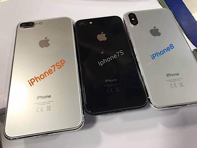 Hot: iPhone 8 “thả dáng” tuyệt đẹp cạnh iPhone 7s và 7s Plus 1