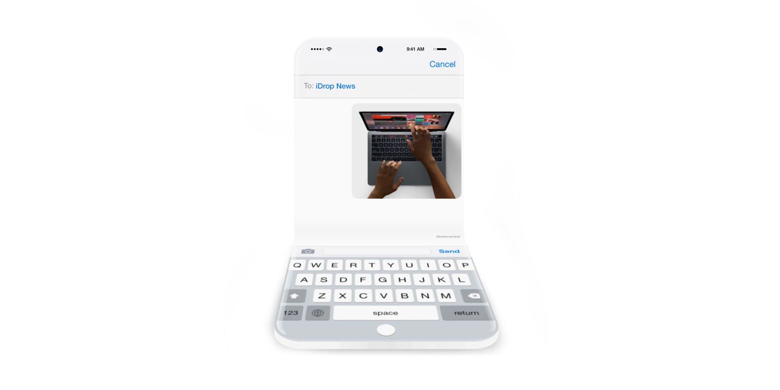 Chiêm ngưỡng ý tưởng iPhone màn hình gập đẹp đến mức khó tin 8