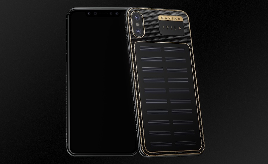 Choáng ngợp trước bản iPhone X sang chảnh, sử dụng năng lượng mặt trời để sạc pin 4