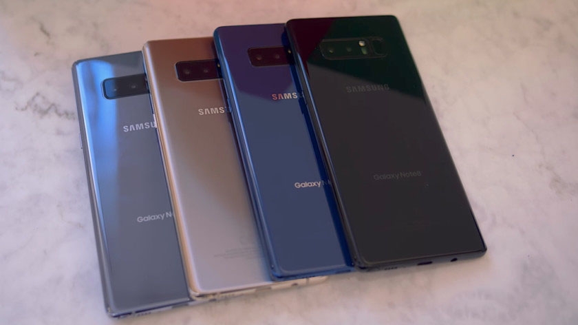 Ảnh thực tế Galaxy Note 8 lộng lẫy với 4 màu sắc sang chảnh 1
