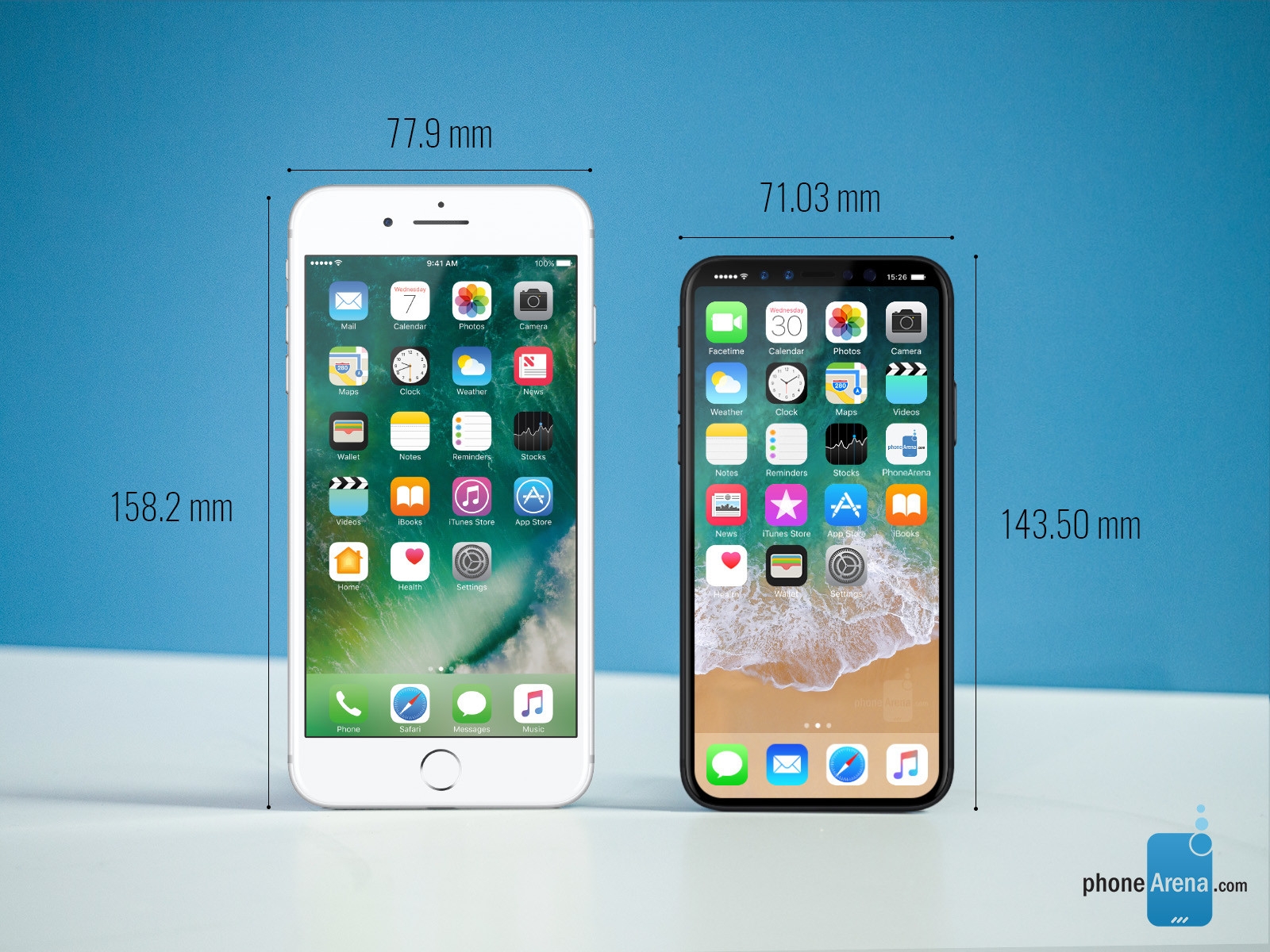 iPhone 8 hiện nguyên hình, đọ dáng với iPhone 7, Galaxy S8 và LG G6 2