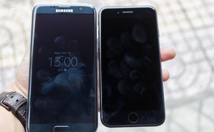 iPhone 7 Jet Black khoe sắc cùng Galaxy S7 edge đen, máy nào đẹp hơn? 13