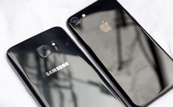iPhone 7 Jet Black khoe sắc cùng Galaxy S7 edge đen, máy nào đẹp hơn? 6