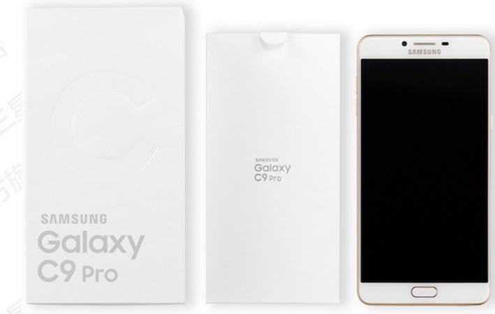 Galaxy C9 Pro hoàn toàn lộ diện với thiết kế đẹp mắt Galaxy C9 Pro hoàn toàn lộ diện với thiết kế đẹp mắt