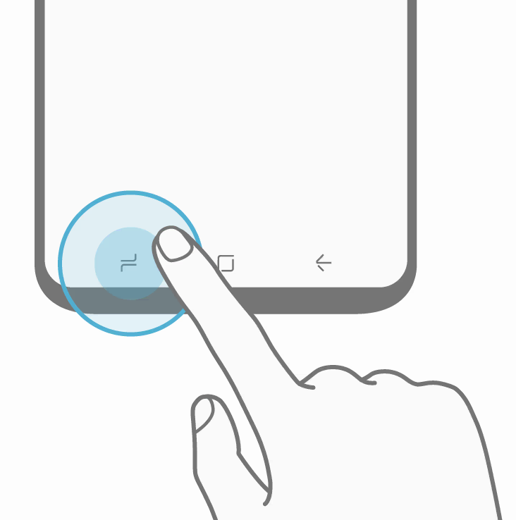 Cụm phím ảo lạ mắt của Samsung Galaxy S8 2