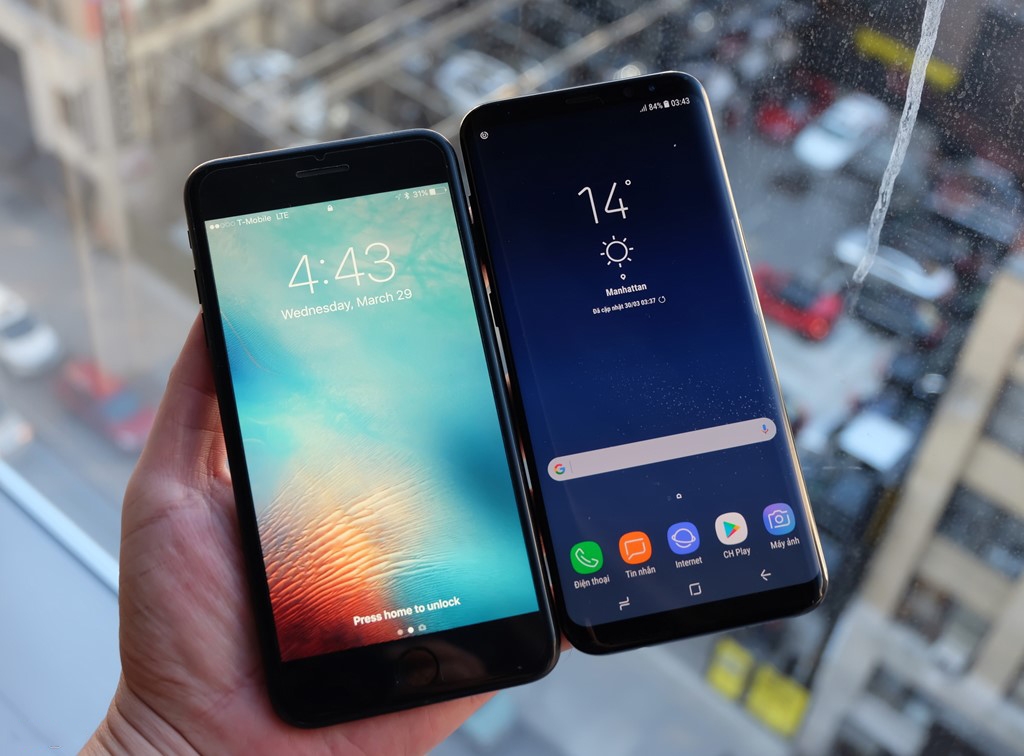 Galaxy S8 Plus đối đầu iPhone 7 Plus, ai hơn ai? 6