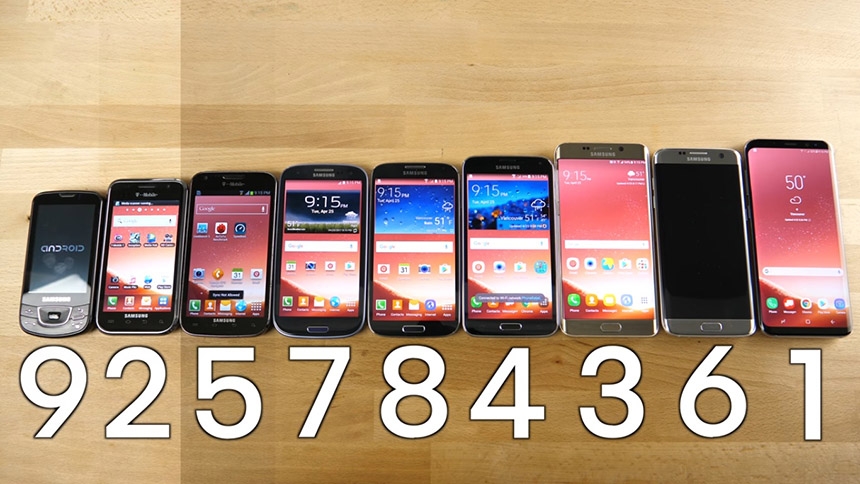 So sánh toàn diện 8 đời Galaxy S chỉ trong 1 video 2