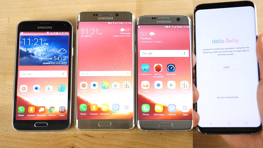 So sánh toàn diện 8 đời Galaxy S chỉ trong 1 video 9