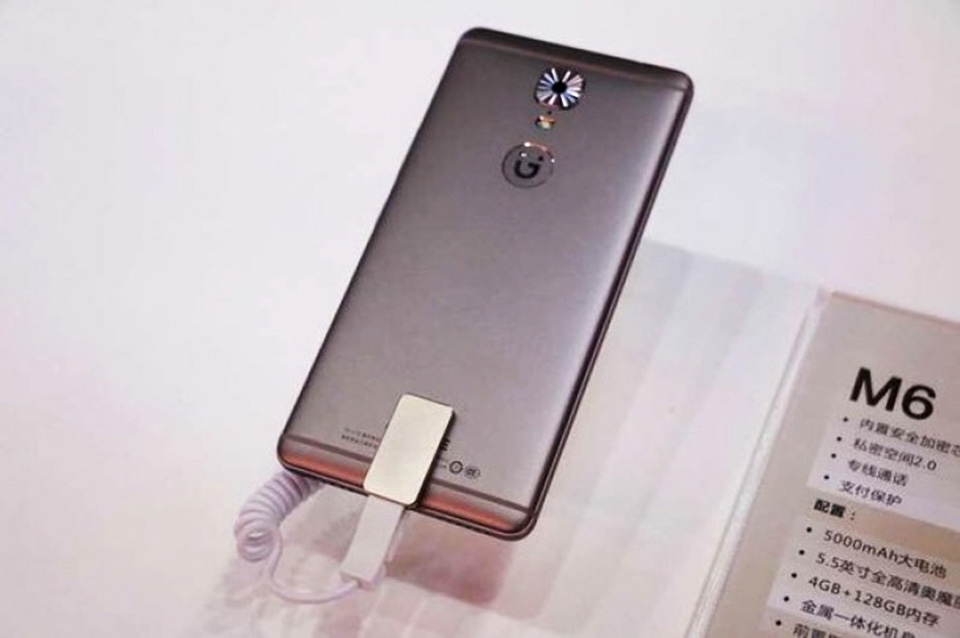Gionee ra mắt M6 và M6 Plus với pin lớn và bảo mật hơn