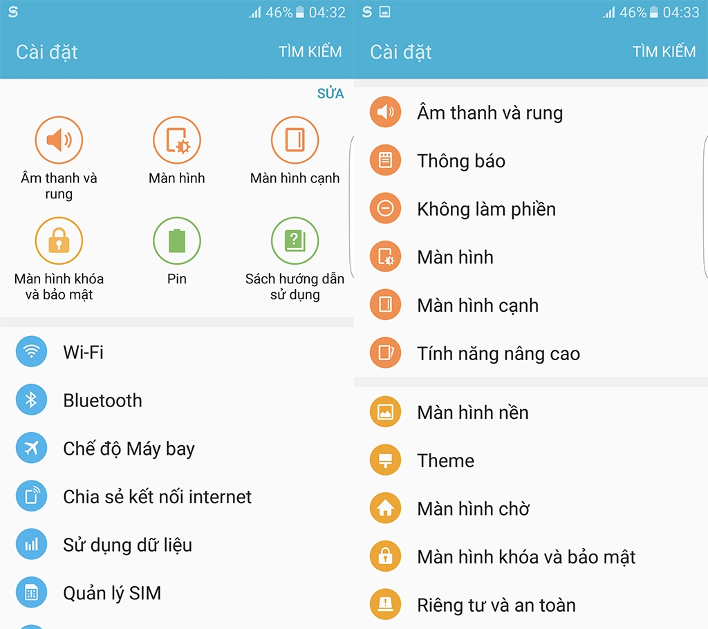 cách đổi font chữ trên Galaxy S7/S7 edge cách đổi font chữ trên Galaxy S7/S7 edge