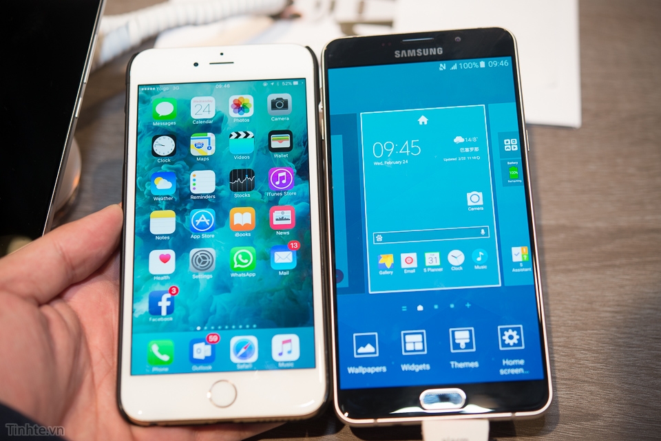 Trên tay Samsung Galaxy A9 - Màn hình to pin trâu