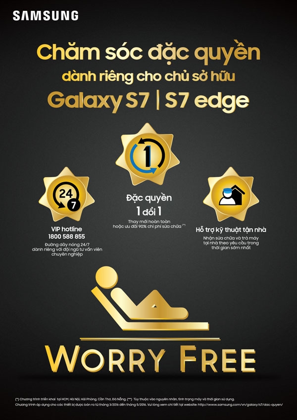 Đặc quyền dành riêng cho Galaxy S7/S7 edge Đặc quyền dành riêng cho Galaxy S7/S7 edge