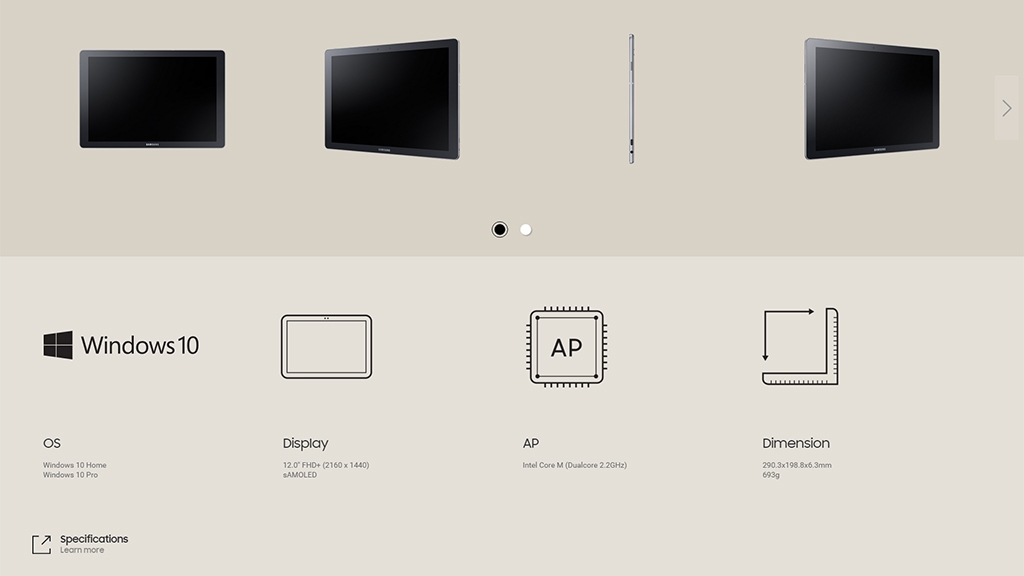 Galaxy TabPro S Galaxy TabPro S
