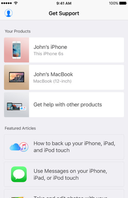 Apple Support giúp sử dụng iPhone hiệu quả hơn.