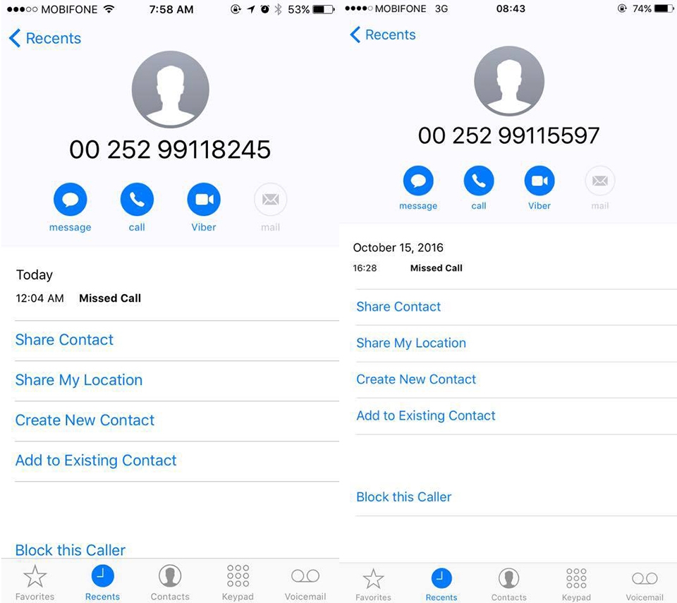 Cuộc gọi mồi từ số lạ