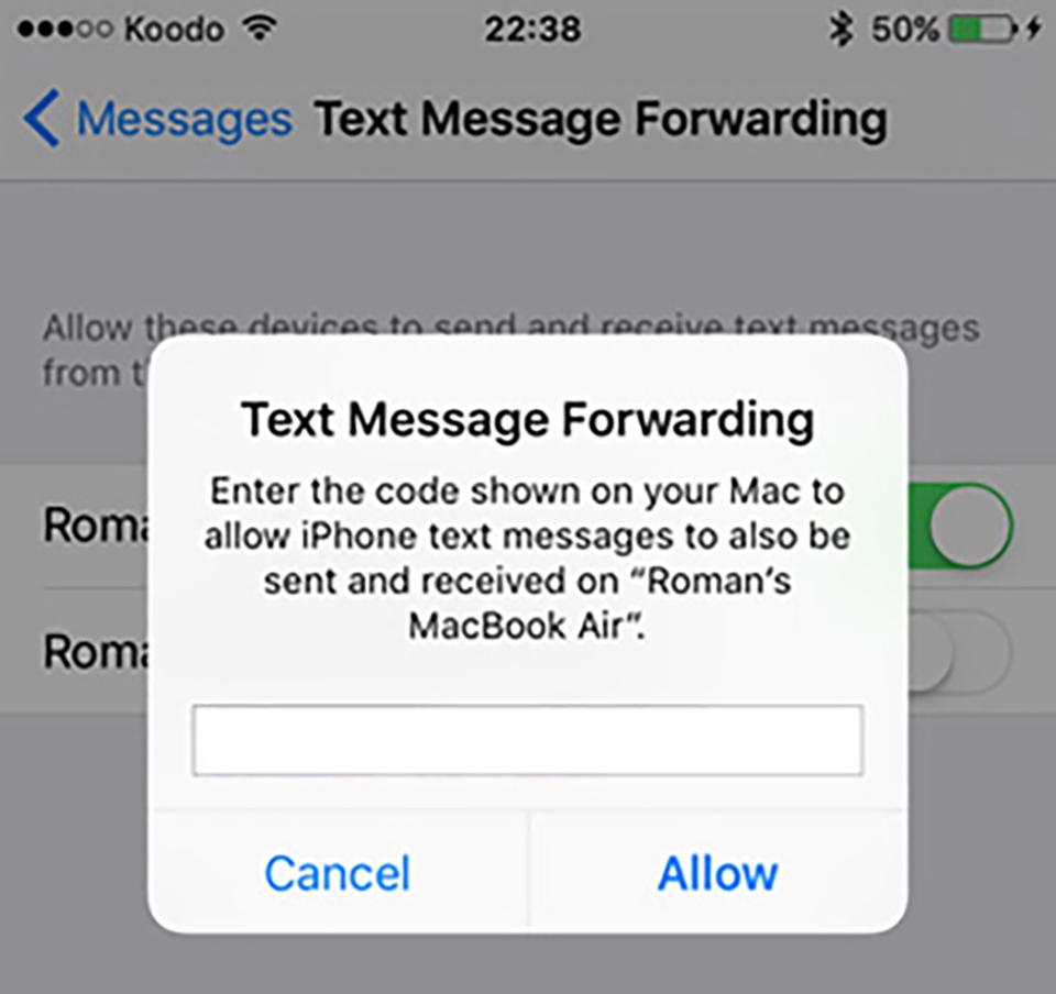 Nhắn tin bằng Macbook mà không cần cầm iPhone Nhắn tin bằng Macbook mà không cần cầm iPhone