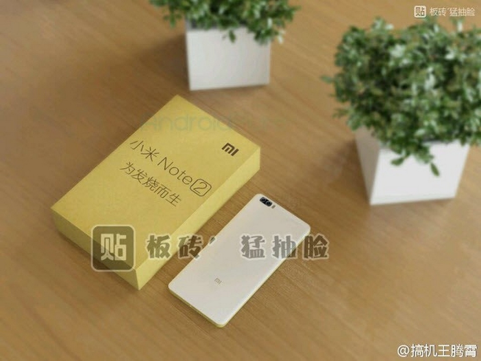 Mi Note 2 lộ hết hàng không còn gì để dấu