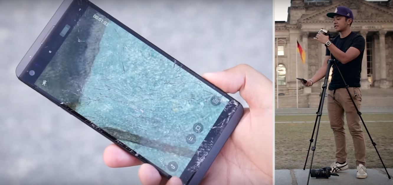 Thử nghiệm thả rơi LG V20 từ độ cao tới 2 mét