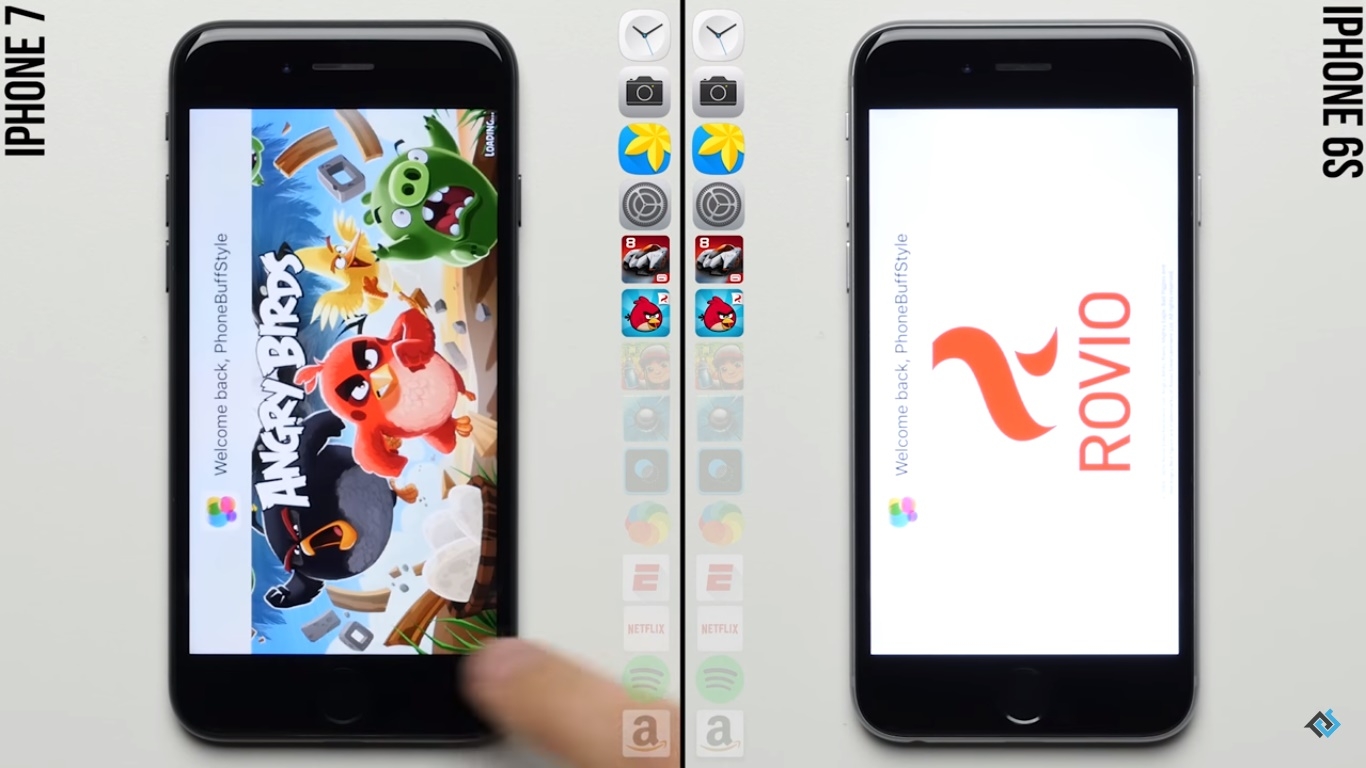 Thử nghiệm tốc độ giữa iPhone 7 và iPhone 6s
