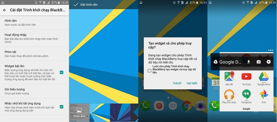 BlackBerry Laucher for Android