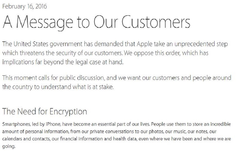 Apple tuyên chiến với FBI và Nhà trắng vì khách hàng