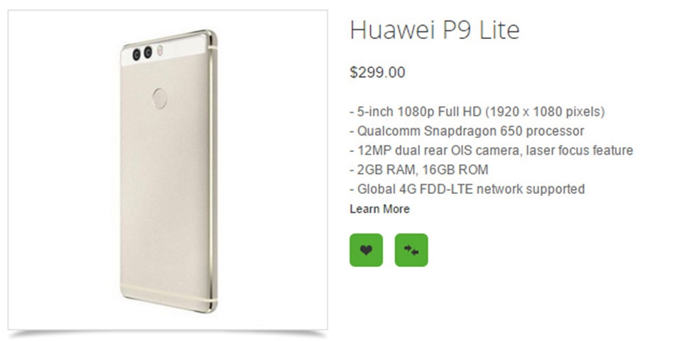 Rò rỉ thêm thông số và giá bán Huawei P9, P9 Max và P9 Lite