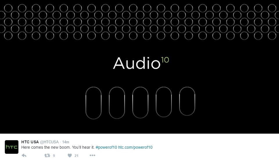 HTC 10 sẽ có công nghệ loa BoomSound mới