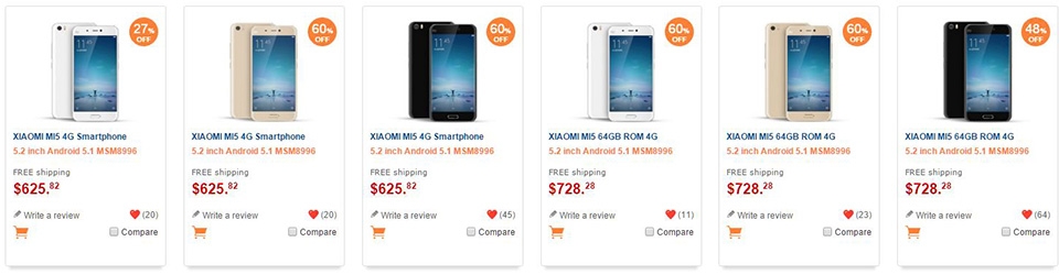 Thông số kỹ thuật hoàn chỉnh của Xiaomi Mi 5