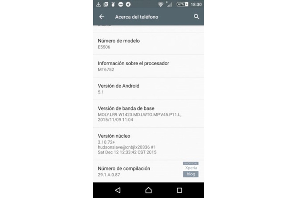 Sony Xperia Z5 Ultra nhận được Android 5.1 Lollipop