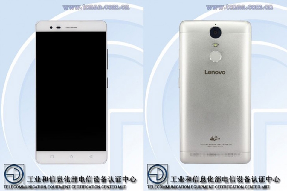 Lenovo K5 Note đạt chứng nhận TENAA sẽ chạy chip Helio P10, màn hình 5.5 inch