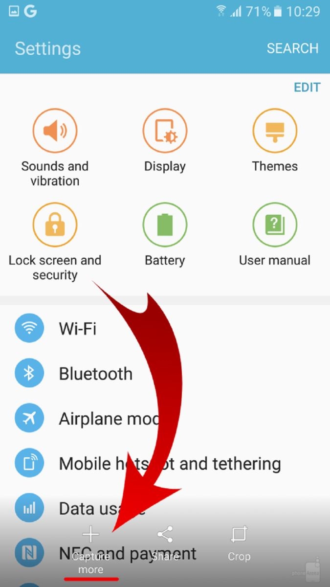Cách chụp ảnh màn hình cuộn trên Galaxy S7/S7 Edge Cách chụp ảnh màn hình cuộn trên Galaxy S7/S7 Edge