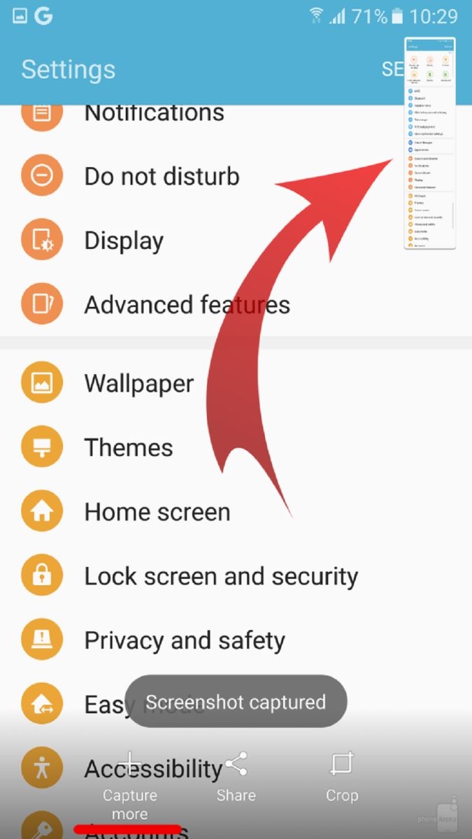 Cách chụp ảnh màn hình cuộn trên Galaxy S7/S7 Edge Cách chụp ảnh màn hình cuộn trên Galaxy S7/S7 Edge