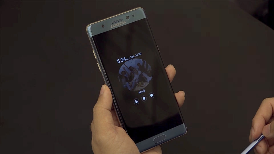 Tìm hiểu màn hình chờ Always On của Galaxy Note 7