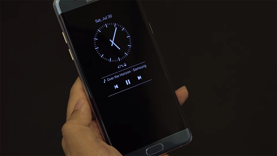Tìm hiểu màn hình chờ Always On của Galaxy Note 7