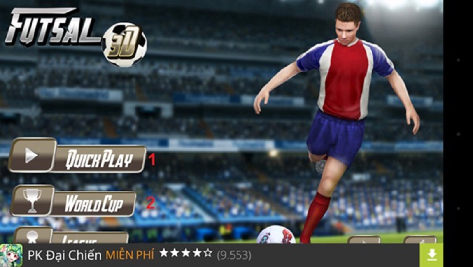 Game bóng đã Futsal hay nhất cho smartphone Android và iOS