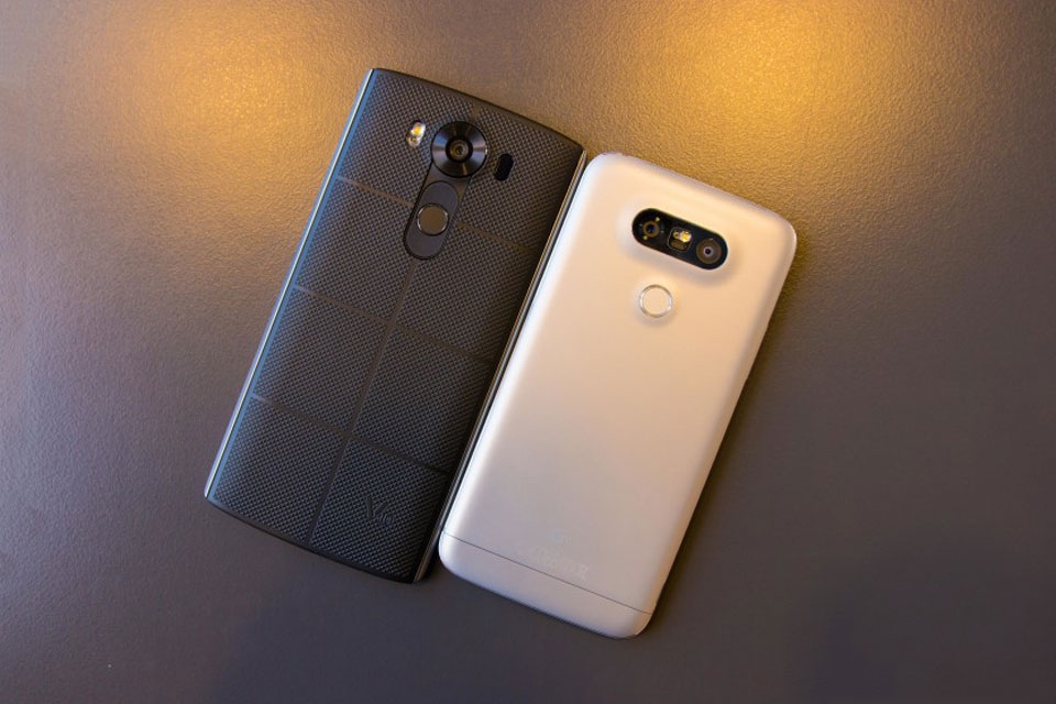 Ngắm nhìn sự lột xác hoàn toàn của LG G5 so với LG V10