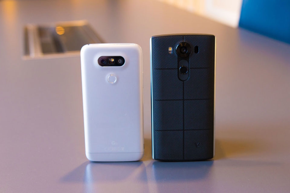 Ngắm nhìn sự lột xác hoàn toàn của LG G5 so với LG V10