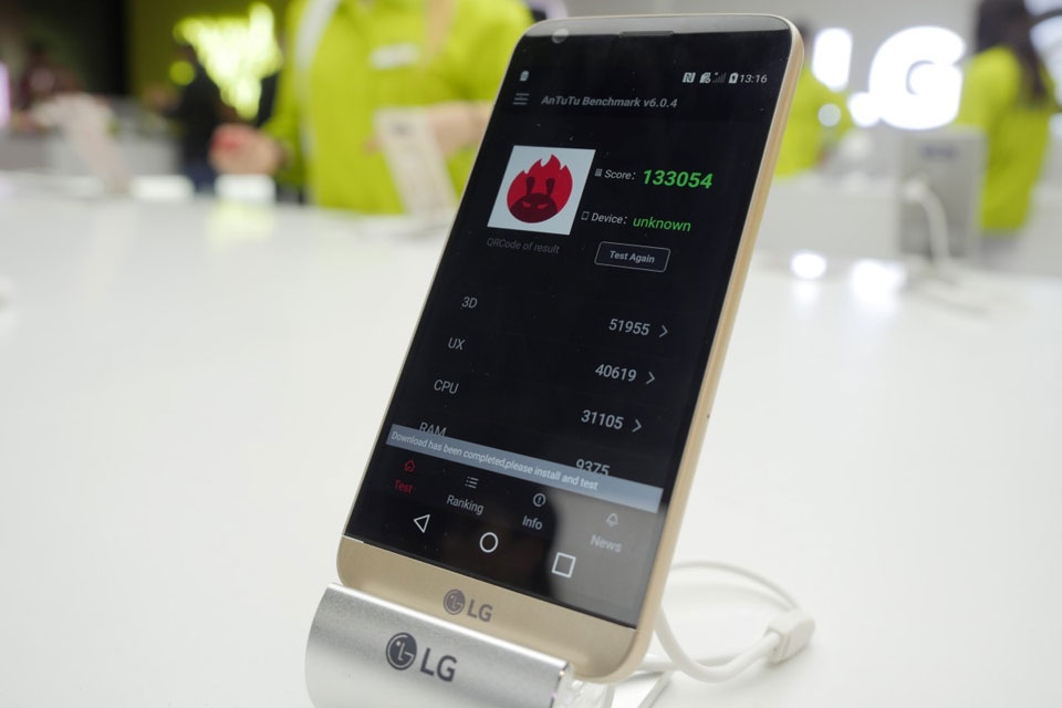 Kiểm tra sức mạnh LG G5 thông qua Benchmark