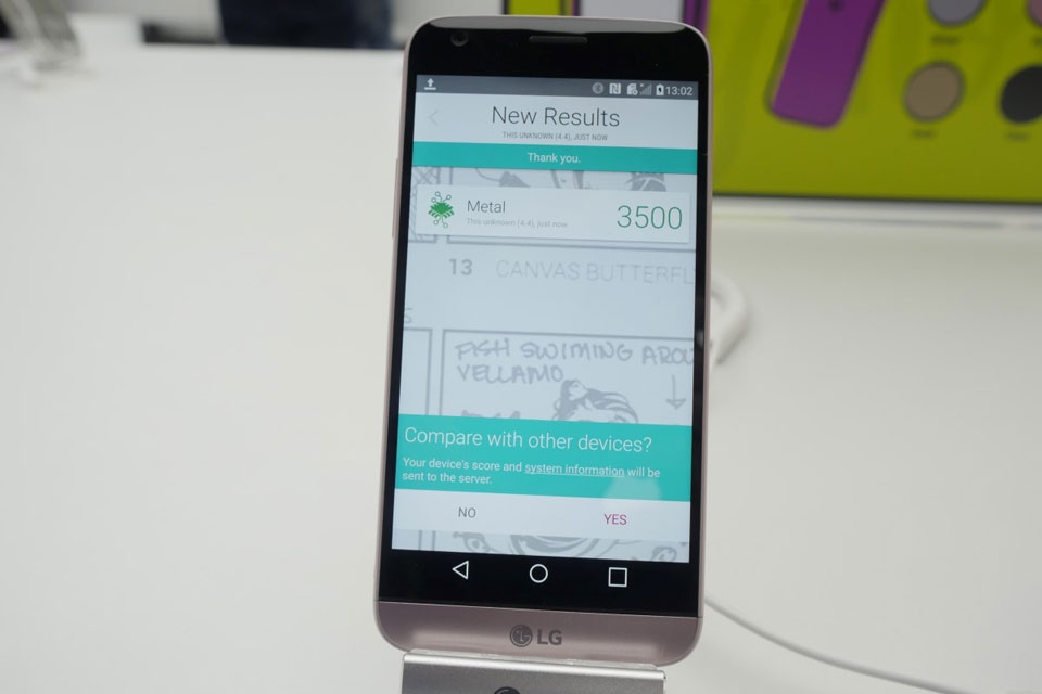 Kiểm tra sức mạnh LG G5 thông qua Benchmark