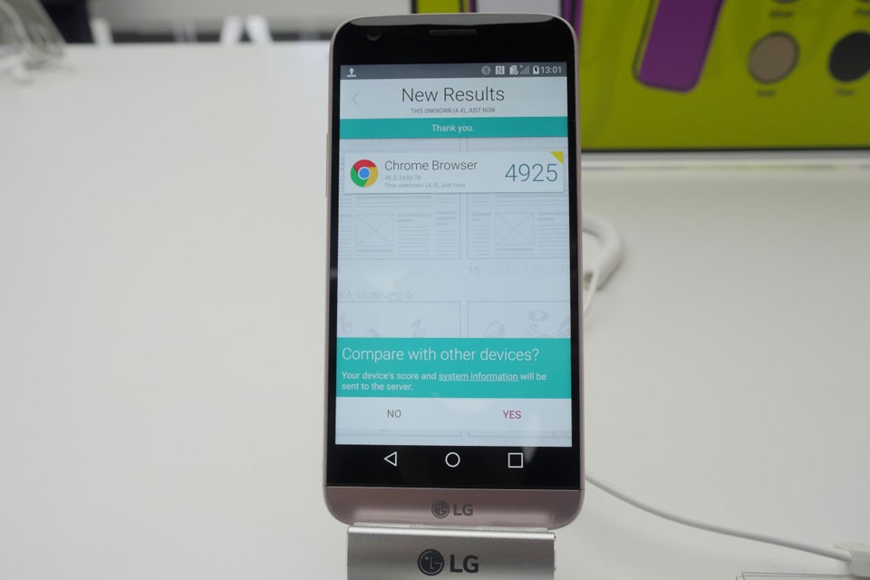 Kiểm tra sức mạnh LG G5 thông qua Benchmark