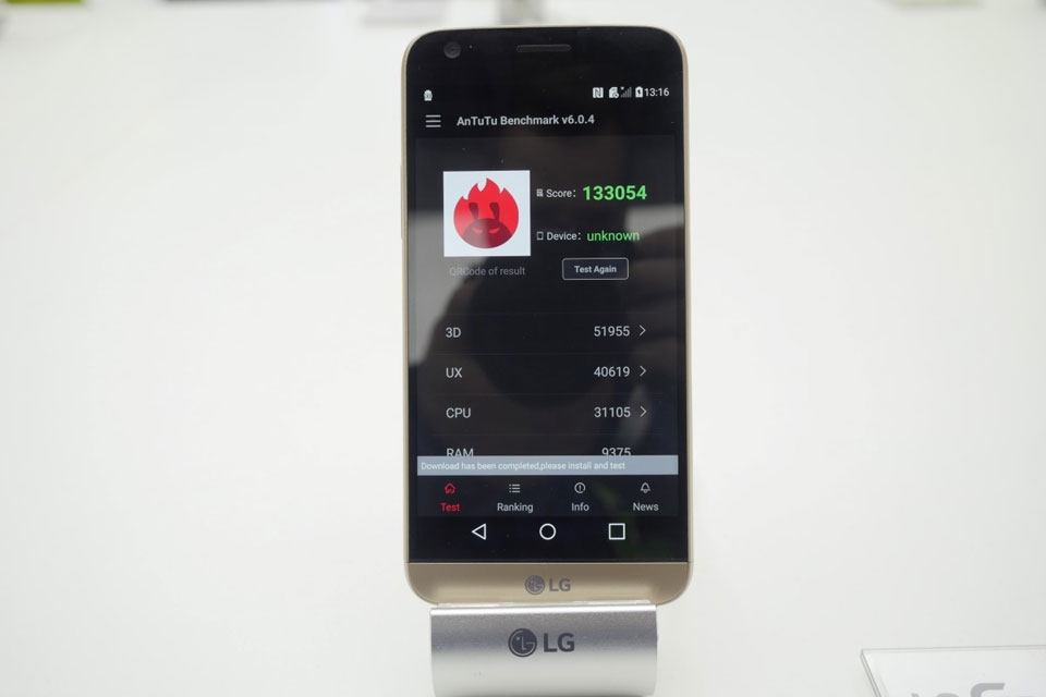 Kiểm tra sức mạnh LG G5 thông qua Benchmark