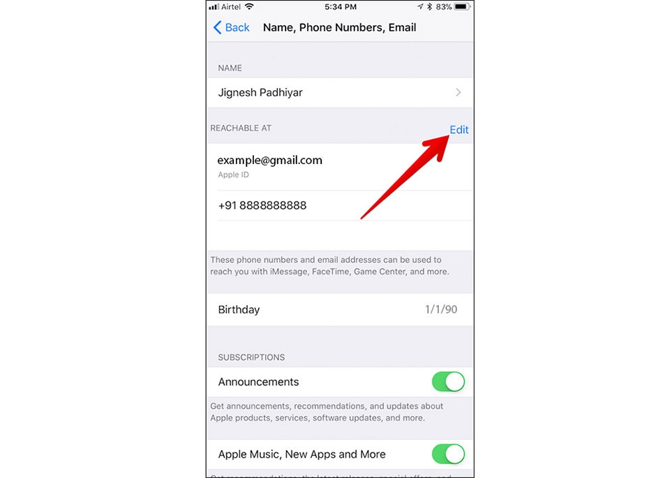 Thay đổi Apple ID từ bên thứ ba sang mail Apple Thay đổi Apple ID từ bên thứ ba sang mail Apple