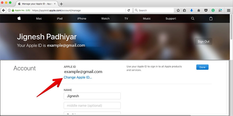 Thay đổi Apple ID từ bên thứ ba sang mail Apple Thay đổi Apple ID từ bên thứ ba sang mail Apple