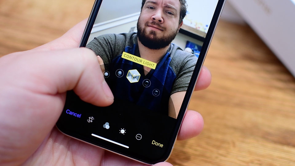 Hướng dẫn selfie với Portrait Lightning trên iPhone X Hướng dẫn selfie với Portrait Lightning trên iPhone X