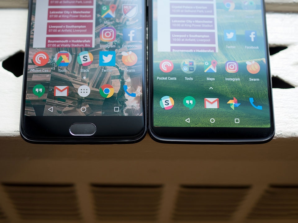 So sánh OnePlus 5 vs OnePlus 5T So sánh OnePlus 5 vs OnePlus 5T