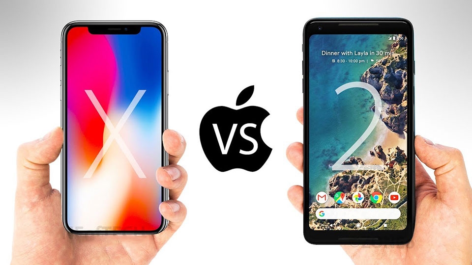 Camera iPhone X vs Pixel 2 XL