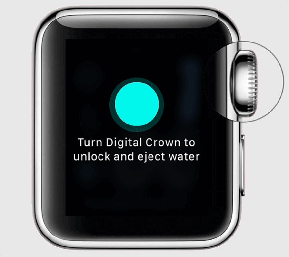 Sử dụng Water Lock trên Apple Watch series 3 & 2