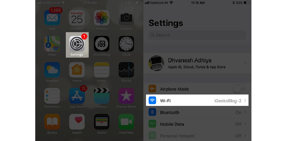 Sửa lỗi Wi-Fi không hoạt động trên iPhone, iPad Sửa lỗi Wi-Fi không hoạt động trên iPhone, iPad